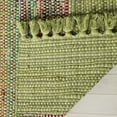 thumbnail image 4 of SAFAVIEH Montauk Jayde Striped Cotton Area Rug, Green/Multi, 3' x 5', 4 of 6