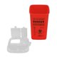 thumbnail image 5 of Contenedor de objetos punzantes Medical Biohazard Agujas de perforación Caja de Ndcxsfigh desechos de tatuajes (Rojo), 5 of 9