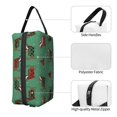 thumbnail image 5 of Uemuo Christmas Dachshund Pattern Portable Toiletry Bags with Handle, Waterproof travel Make up Bags for Women, Large Capacity Travel Cosmetic Bags, 5 of 9