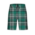 thumbnail image 5 of Axiiglly Mens Pajama Shorts Plaid Drawstring Elastic Waist Lounge Sleep Shorts with Pockets Soft Comfy Plus Size Pajama Bottoms, M-3XL, 5 of 6