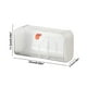 thumbnail image 3 of Caja de almacenamiento de plástico para pared de cocina | Divisores ajustables y móviles | Ahorrador de espacio para colgar en la pared sin dejar rastro | Organizador con tapa a prueba de humedad, 3 of 6
