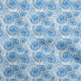 thumbnail image 1 of oneOone Cotton Flex Medium Blue Fabric Ocean Craft Projects Decor Fabric Printed By The Yard 40 Inch Wide, 1 of 4