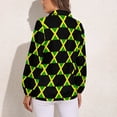 thumbnail image 2 of National Flag Jamaica Long Sleeve Blouse Woman Streetwear Casual Shirts Summer Oversize Woman Streetwear Clothing Birthday Present, 2 of 7