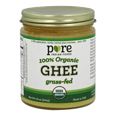 Pure Indian Foods Organic Ghee Grass-Fed - 7.8 oz