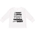 thumbnail image 3 of Inktastic I Want To Grow up To Be a Engineer Like My Daddy Boys or Girls Long Sleeve Toddler T-Shirt, 3 of 5
