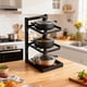 thumbnail image 4 of Estante de acero inoxidable para ollas y sartenes | Organizador ajustable de 3 niveles debajo del fregadero | Estante para gabinetes de cocina que ahorra espacio, 4 of 6