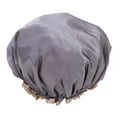 thumbnail image 6 of jiaroswwei Home Women Elastic Reusable Waterproof Shower Cap Head Hair Cover Bathing Hat, 6 of 8