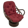 thumbnail image 2 of Blazing Needles Coussin de Chaise à Dossier Haut Capitonné en Microsuède, 48 Pouces x 24 Pouces, Rouge Vin, 2 of 6