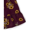 thumbnail image 3 of The Children's Place Baby And Toddler Girls Short Sleeve Sunflower Ruffle Dress, Sizes 6M-5T, 3 of 3