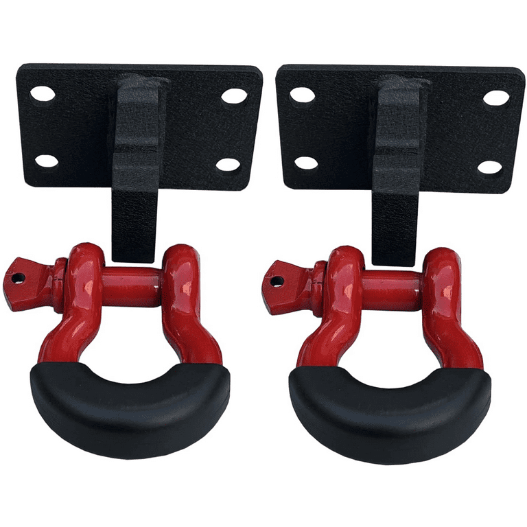 Ronghui RAM Front Tow Hooks Bumper Mount Fit for 2010-2019 Ram  2500/3500/4500, Shackle Mount Brackets Replacement, Tow Bars -  Canada