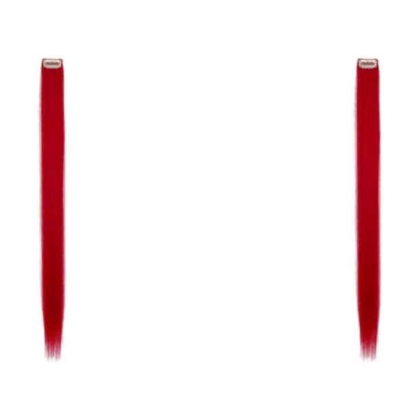 Qarigey Extensión de cabello con Clip para mujer, peluca recta de fibra de alta temperatura, accesorios de decoración para Bar y discoteca Type1 NO1