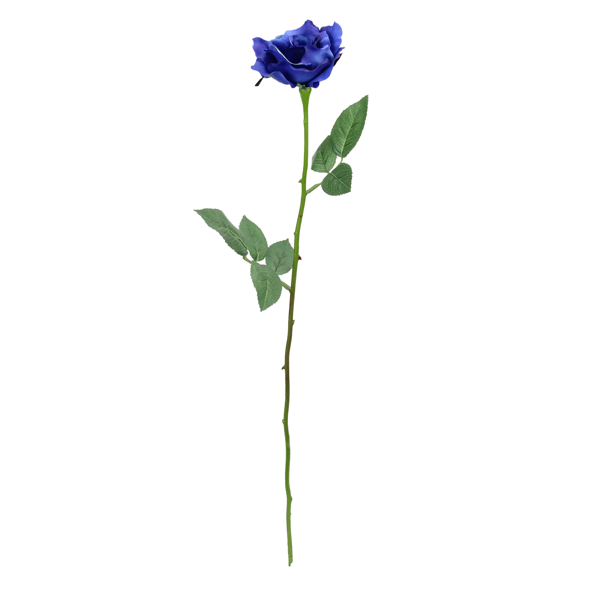 Club Pack of 24 Artificial Single Blue Rose Silk Flower Sprays 23