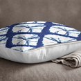 thumbnail image 2 of S4Sassy Indian Cushion Cover Throw Pillow Case Blue Shibori Print Square Pillow Cover Decor-12 x 12 Inches, 2 of 5