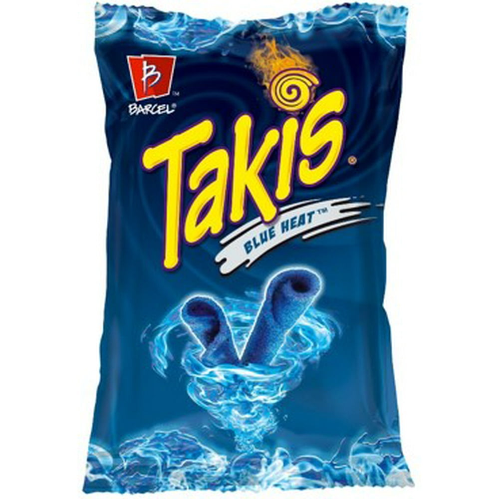 Takis Blue Heat, Chili Lime Flavored Tortilla Chips, 9.9 OZ - Walmart ...