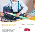 thumbnail image 2 of 1 Set Birthday Party Pinata Stick Multicolored Paper Pinata Stick with Blindfold, 2 of 9