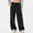 2# Black, variant on Wide Leg Sweatpants Women High Waisted Fleece Lined Sweatpants Drawstring Baggy Sweatpant Trendy Workout Joggers Dark Gray S