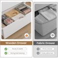 thumbnail image 5 of Afuhokles 4 Drawer Dresser, White Chest of Drawers for Bedroom,Closet Dressers with Drawers for Living Room, Entryway, Hallway, 5 of 7