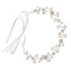 thumbnail image 2 of Elegant Pearl Wedding Headband with Rhinestone Flower Hair Accessory for Brides, Adjustable Floral Headdress for Parties and Special Occasions, 2 of 4