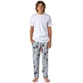thumbnail image 2 of Naruto Shippuden Anime Men's Chibi Characters And Symbols Lounge Sleep Pajama Pants, 2 of 6