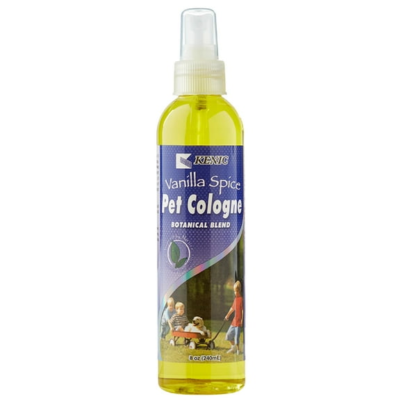 Kenic Vanilla Pet Colonia Spray desodorante para perros de larga duración para frescura y brillo, neutralizador y acondicionamiento de olores con pH equilibrado, seguro para mascotas y sus pertenencia
