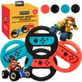 thumbnail image 1 of Poignée de Contrôleur de Volant compatible pour Volants Nintendo Switch, Poignée de Contrôleur Nintendo Switch, Mario Kart 8 et Jeux de Course (4 Pcs), 1 of 10