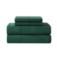 thumbnail image 5 of Truly Soft Solid 100% Cotton Flannel Green 4-Piece Queen Deep Pocket Sheet Set, Holiday Novelty themed, Adult Bedding, OEKO-TEX Certified, 5 of 7