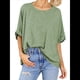 thumbnail image 2 of Camiseta Holgada Informal de Verano de Corta para Mujer. Verde XXL, 2 of 8