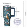 thumbnail image 2 of OBREWU Boxer Dog Pitbull Terriers Dog and Sushi Tumbler with Handle and Lid,Boxer Dog Pitbull Terriers Dog and Sushi 40oz Double Wall Vacuum Insulated Tumbler,Cups Gift for Women and Men, 2 of 7