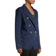 thumbnail image 2 of Attitude Unknown Women’s and Women’s Plus Ponte Blazer, Sizes XS-3X, 2 of 6