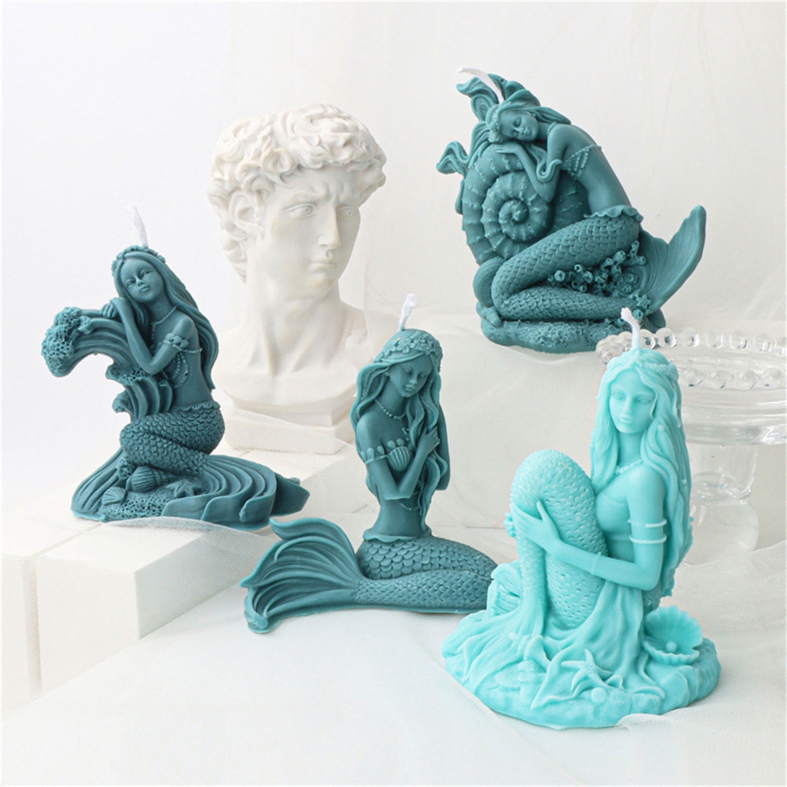 Silicone Mold Large Oceanid Resin Mould Shell Conch Soap Resin Plaster Making tool
