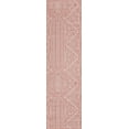 thumbnail image 2 of Well Woven Medusa Khalo Modern Moroccan Coral 2'7" x 9'10" Runner Indoor Outdoor Rug, 2 of 7