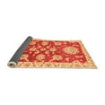 thumbnail image 2 of Ahgly Company Indoor Rectangle Oriental Orange Traditional Area Rugs, 6' x 9', 2 of 4