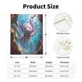 thumbnail image 2 of Sikiie Cute Underwater Axolotl Print Canvas Decorative Hanging Painting, Anti-shrinkage Hanging Frame, Suitable for Home, Office Wall Decorations, 2 of 6