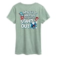 thumbnail image 2 of Dr. Seuss - Why Fit In - Women's Short Sleeve Graphic T-Shirt, 2 of 5