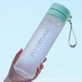 thumbnail image 5 of Water Bottle QTOCIO Large Capacity Sports Water Bottle Portable Outdoor Tumbler Cup for Students Couples with Tea Infuser Flower Tea Cup Plastic Water Bottle, 5 of 5