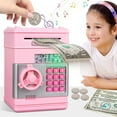 thumbnail image 3 of MAGIBX Hucha Juguetes para Niñas de 5 6 7 8 9 10 Años, Caja de Ahorro de Dinero para Niñas Adolescentes Juguetes de 6-8-10-12, Regalos de Cumpleaños de Navidad para Niñas de 7 8 Años Cosas Cajero Auto, 3 of 4