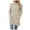 Beige, variant on Sweater for Women Ribbed Knit Solid Tunic With Pocket Fashion Side Split Turtleneck Fall Sweaters