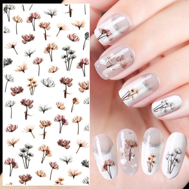 dandelion nail designs
