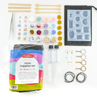 Teexpert Epoxy Resin Kit for Beginners, Resin Kit with Coaster Molds,  Silicone Molds Kit, Pigments, Mica Powder, Foil Flakes, Crystal Clear Art  Resin