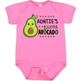 thumbnail image 3 of Inktastic Auntie's Little Avocado with Cute Baby Avocado Boys or Girls Baby Bodysuit, 3 of 5