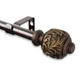thumbnail image 2 of Home Window Decorative Tilly Curtain Rod 48-84 inch - Satin Nickel, 2 of 2