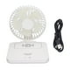 thumbnail image 1 of Ventilador de escritorio con cargador de teléfono inalámbrico, ventilador de escritorio portátil plegable recargable por USB, ventilador oscilante con luz nocturna, 1 of 5