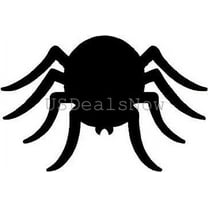 (2) Scary Spider Creepy Halloween Vinyl Decal Car Window Stickers BLACK