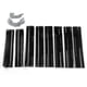 thumbnail image 3 of 8x 2.2m Glossy Black Universal Car Side Skirt Extensions with Rocker Splitters & Diffuser Winglet, 3 of 5