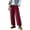 Wine, variant on Women's Warm Insulated Quilted Winter Pants Fleece Lined Water Resistant Snow Pants Elastic High Waist with Pockets Outdoor Hiking Ski Bottoms Wine