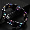 thumbnail image 2 of Nuevo encanto de moda, energía saludable, pérdida de peso, terapia magnética, hematita, pulsera de hilo de ojo de tigre, brazalete femenino para mujer Gao Jinjia LED, 2 of 2