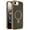Brown, variant on For Apple iPhone 16e (E edition) Case, Hybrid Carbon Fiber Design with MagSafe Compatible [Magnetic Circle], Ring Stand Shockproof Slim TPU Phone Cover (Black)