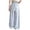 Blue, variant on Xijirk Girls Casual Pants Summer Style Soft Comfortable Lightweight Elastic Waist Solid Color Daily Wear Trousers for Toddler Kids,8-9 Years