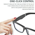 thumbnail image 3 of Audio Eyeglasses Smart Bluetooth Headph Glasses Multifunctional Durable, 3 of 8