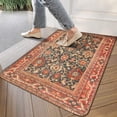 thumbnail image 3 of Bohemian Farmhouse Orange Vintage Welcome Doormat for Indoor/Outdoor Entrance Bohemian Farmhouse Orange Vintage Decoration Door Mat Kitchen Door Mat Bedroom Doormat 17x30 Inch, 3 of 6